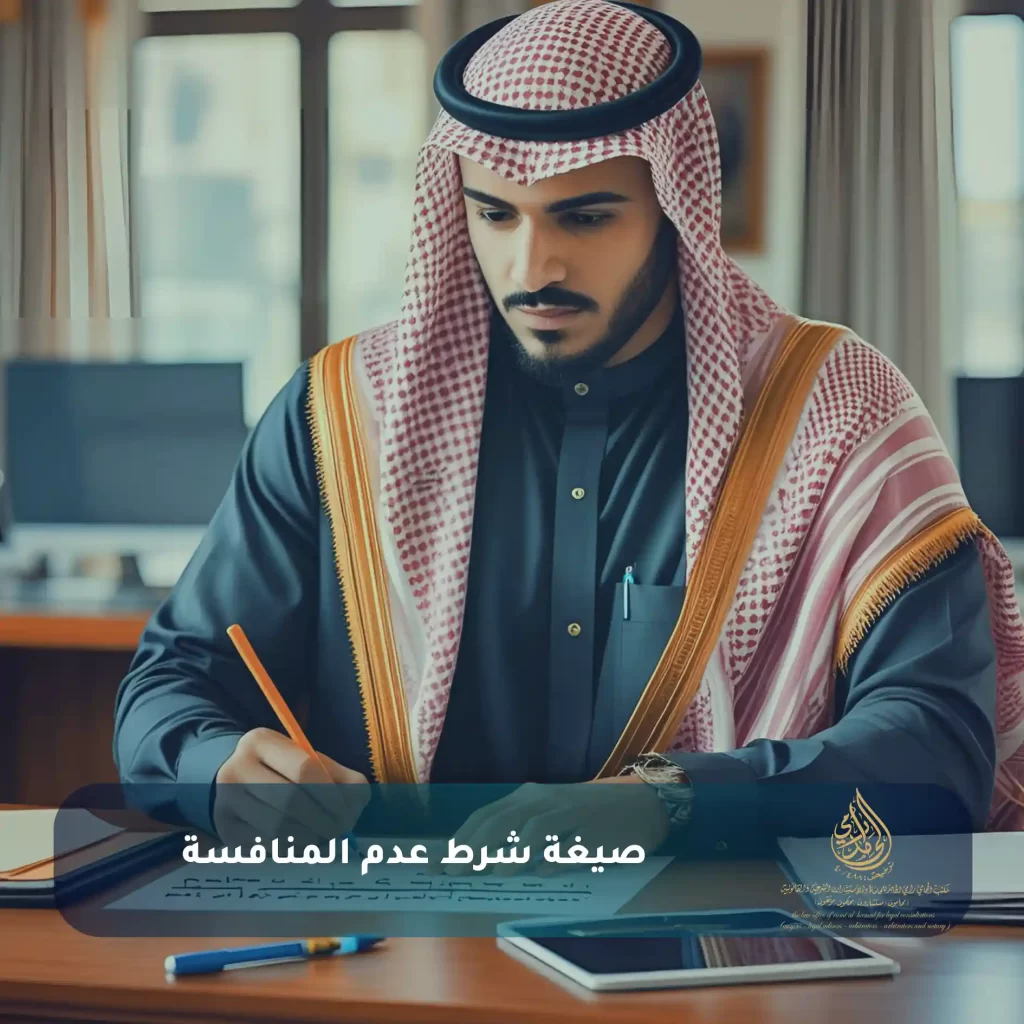 شرط عدم المنافسة في نظام العمل السعودي 2 صيغة شرط عدم المنافسة