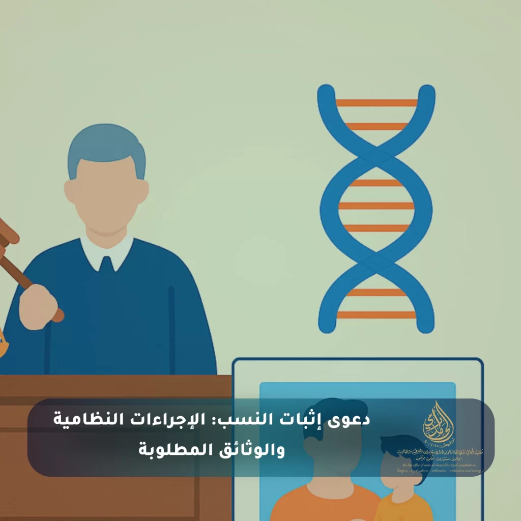 دعوى إثبات النسب الإجراءات النظامية والوثائق المطلوبة