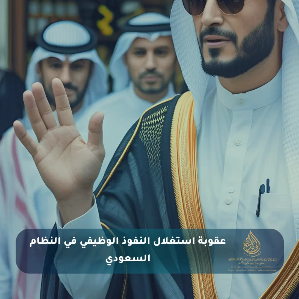 عقوبة استغلال النفوذ الوظيفي في النظام السعودي
