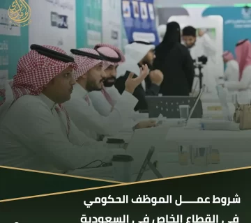 شروط عمل الموظف الحكومي في القطاع الخاص