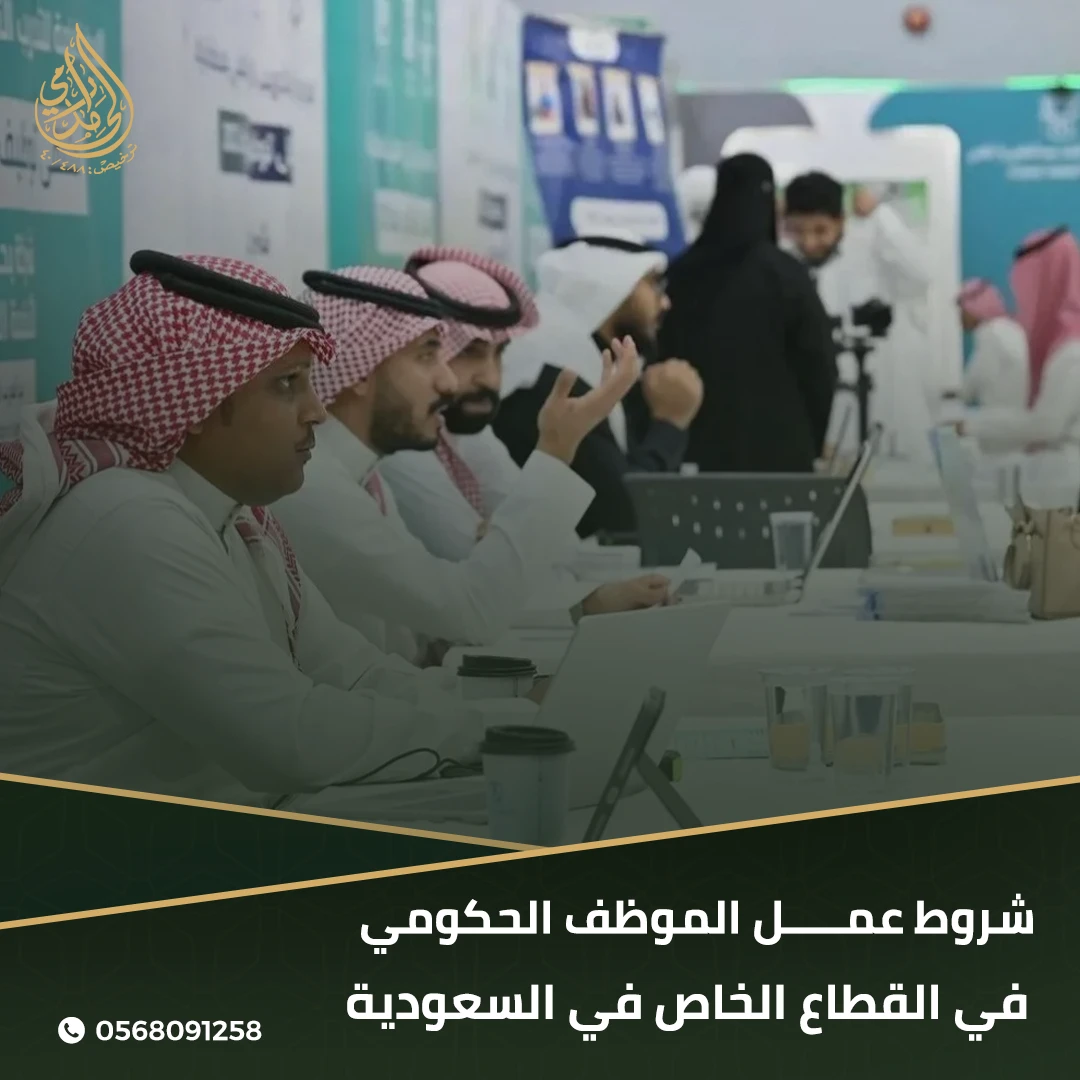 شروط عمل الموظف الحكومي في القطاع الخاص