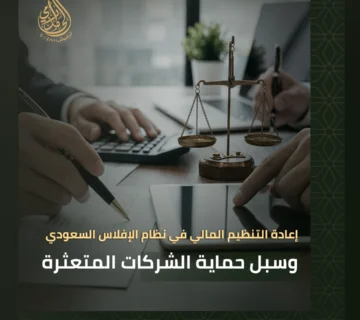 إعادة التنظيم المالي في نظام الإفلاس السعودي